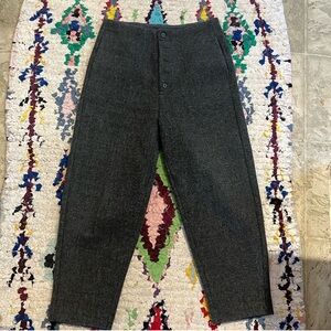 OAK & FORT - Grey Wool Pants - Sz. 12